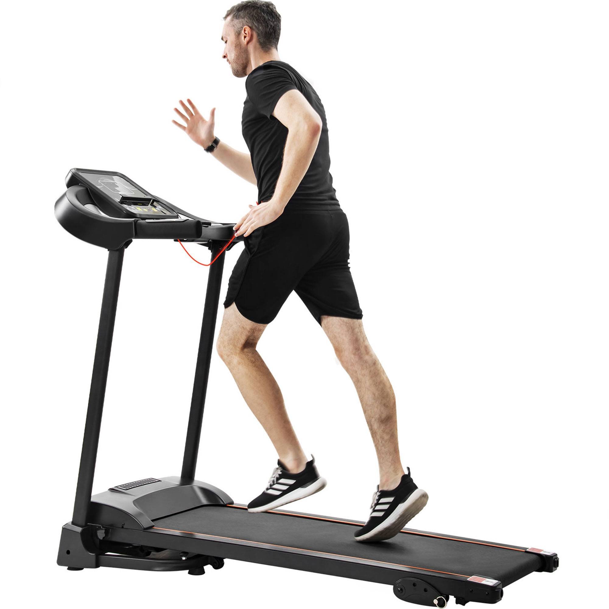 Slow Jogging Machine Compact Easy Folding Treadmill Motorized Running Jogging Machine Audio ...