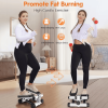 Black Sport Treader Resistance Belt Treader 330 lb Mini Treader LED Display Hydraulic Fitness Treader Home and Garage Gym Exercise squats for adults m